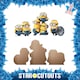 image 2 of Minions Despicable Me Table Top Cardboard Cutouts - Pack of 3
