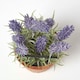 image 2 of Homescapes Artificial Lavender Plant in Decorative Pot