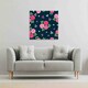 image 2 of Rose Bud Pattern (Canvas Print) 46 x 46 x 4cm