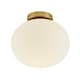 image 1 of Nordlux Alton Indoor Ceiling Light Brass Glass E27 Hand Blown - Mains Powered, IP20