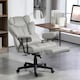 image 2 of HOMCOM Office Chair, Ergonomic Desk Chair with Foot Rest, Grey Grey