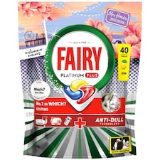 Fairy Platinum Plus Mrs Hinch's Midsummer Memories 40 Wash Dishwasher Tablets