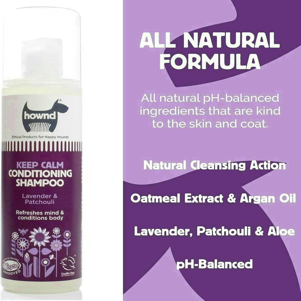 image 1 of HOWND Keep Calm Dog Shampoo for Itchy Skin Lavender, 250ml
