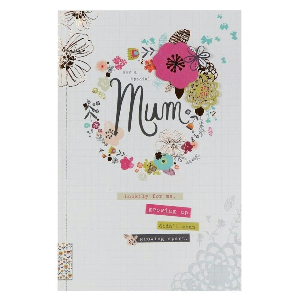 image 1 of Hallmark Mother's Day Traditional 3D Floral Card Large