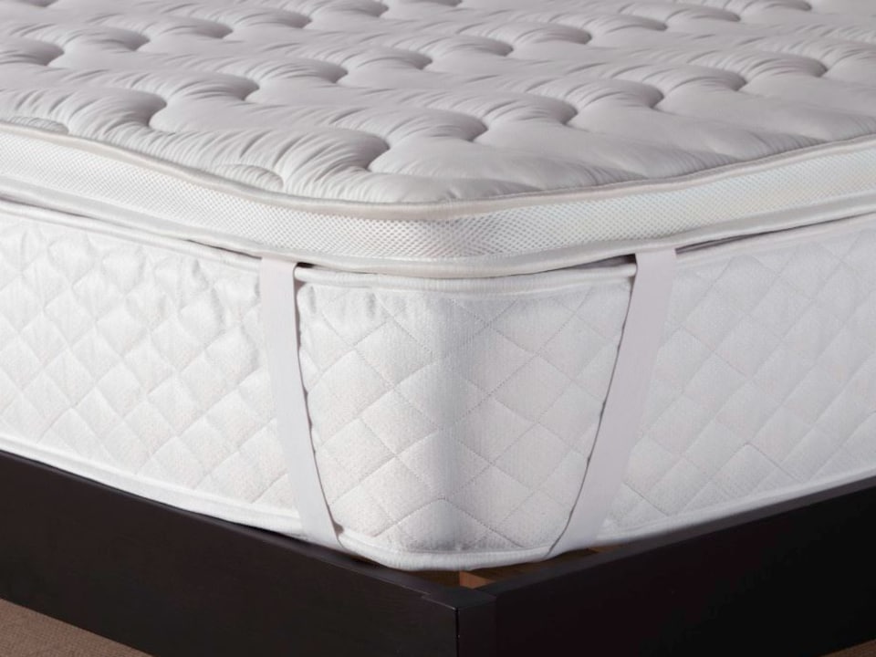 image 1 of Arthur Sleep Memory Cotton Airflow Mattress Topper - Small Double | White | Small Double