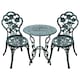 image 1 of Outsunny 3 Pieces Bistro Set Furniture Garden Balcony Table 2 Chairs