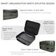 image 9 of 3 Piece Hard Shell Luggage Suitcase Set-Vanity Case + 24/28 inch Suitcase