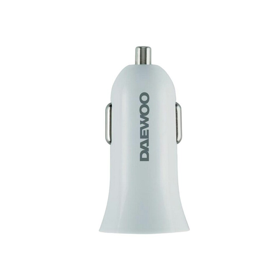 image 1 of Daewoo USB Car Charger - White - One Size