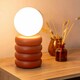image 1 of ValueLights Rix Rust Orange Table Lamp