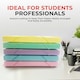 image 4 of Pack of 10 Multi Pastel Colours A4 Elastic Closure Box Files