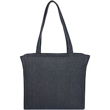 Weekender Recycled Tote Bag - Denim - One Size Blue