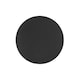 image 1 of ValueLights Chad Black Backlit Circle IP65 LED Outdoor Wall Light | Black