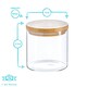 image 3 of Argon Tableware Scandi Glass Storage Jars with Wooden Lids - 550ml - Pack of 3