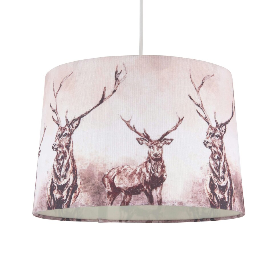 image 1 of Hamish Sepia Printed Shade