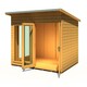 image 3 of Lela 8x6 Summerhouse - L222.8 x W252.4 x H228.4 cm Brown