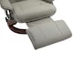 image 8 of HOMCOM Ergonomic Office Recliner Sofa Chair PU Leather Armchair Lounger Grey