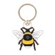 image 2 of Forest Bee Enamel Keyring