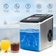 image 4 of HOMCOM Ice Maker Machine Portable Counter Top Ice Cube Maker for Home Black