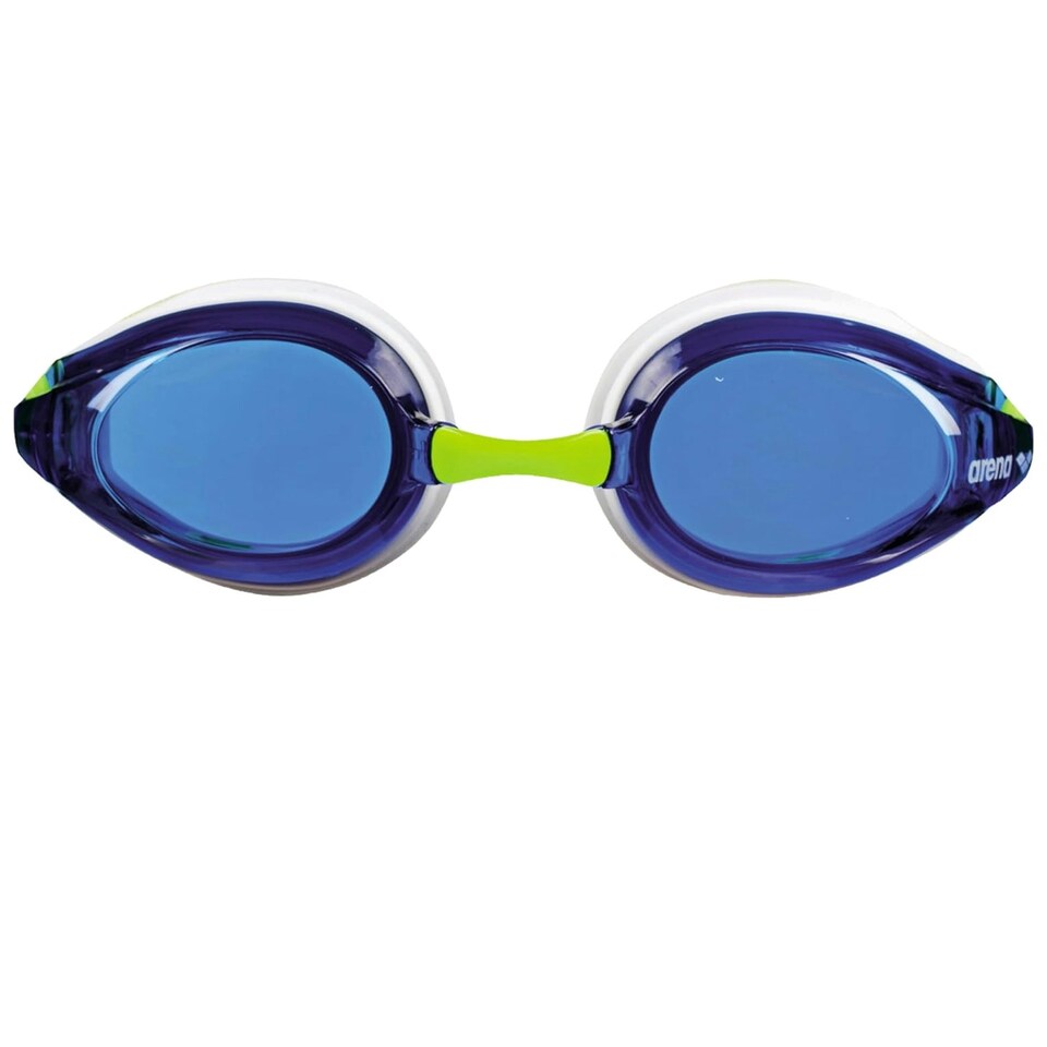 image 1 of Arena Childrens/Kids Tracks Swimming Goggles - Blue/White/Yellow - One Size