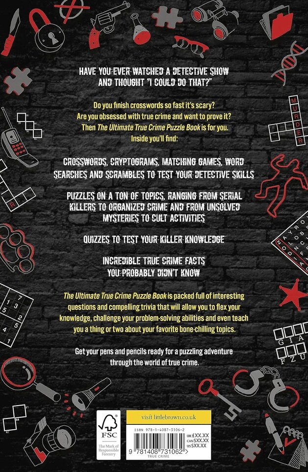 image 1 of The Ultimate True Crime Puzzle Book