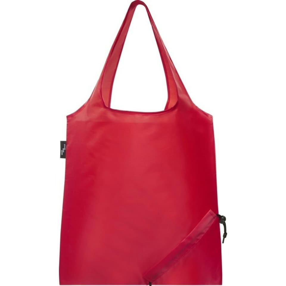 image 1 of Bullet Sabia Recycled Packaway Tote Bag - Red - One Size | Red