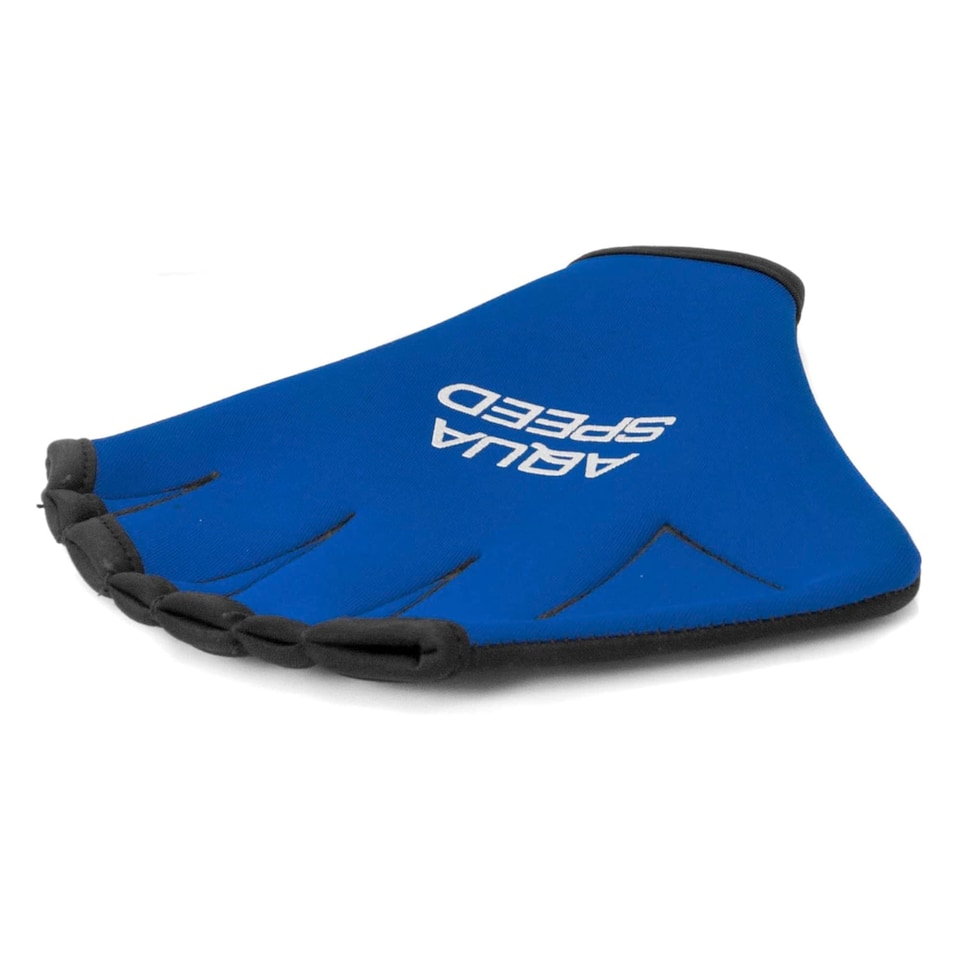 image 1 of Unisex Adult Swimming Gloves Neoprene Aqua Fitness Aqua Workout Gear | Blue | Blue | Small | 1