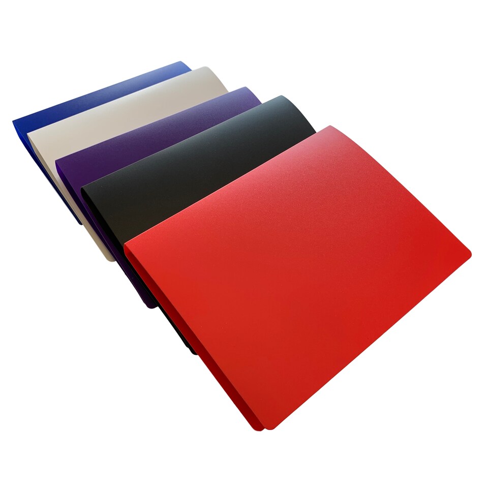 image 1 of Pack of 5 A5 PP Ring Binders – 25mm Spine, 2 O-Ring Mechanism, 700 Micron Durable Cover – Assorted Colours