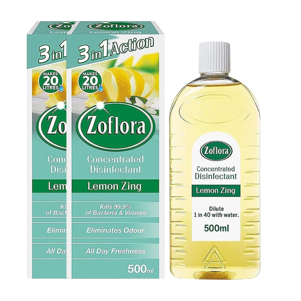 Zoflora Lemon Zing Disinfectant 500ml Multipack 2