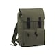 image 1 of BagBase Vintage Laptop Backpack - Olive Green/Black - One Size