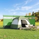 image 2 of Outsunny Camping Windbreaks with Clear Windows and Carry Bag | Green | Army Green | 440 x 140 cm
