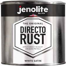 Jenolite Directorust All-in-One Multi-Surface Paint - White Satin - 1L