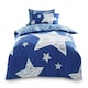 image 1 of VELVETIO Superstar Duvet Cover Set Soft Polycotton Reversible Kids Beddings Blue | Navy | Double