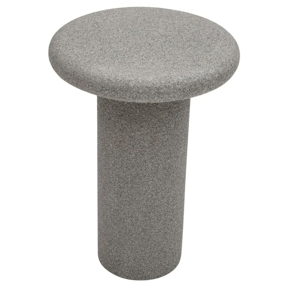 image 1 of Udaipur Round End Table Grey