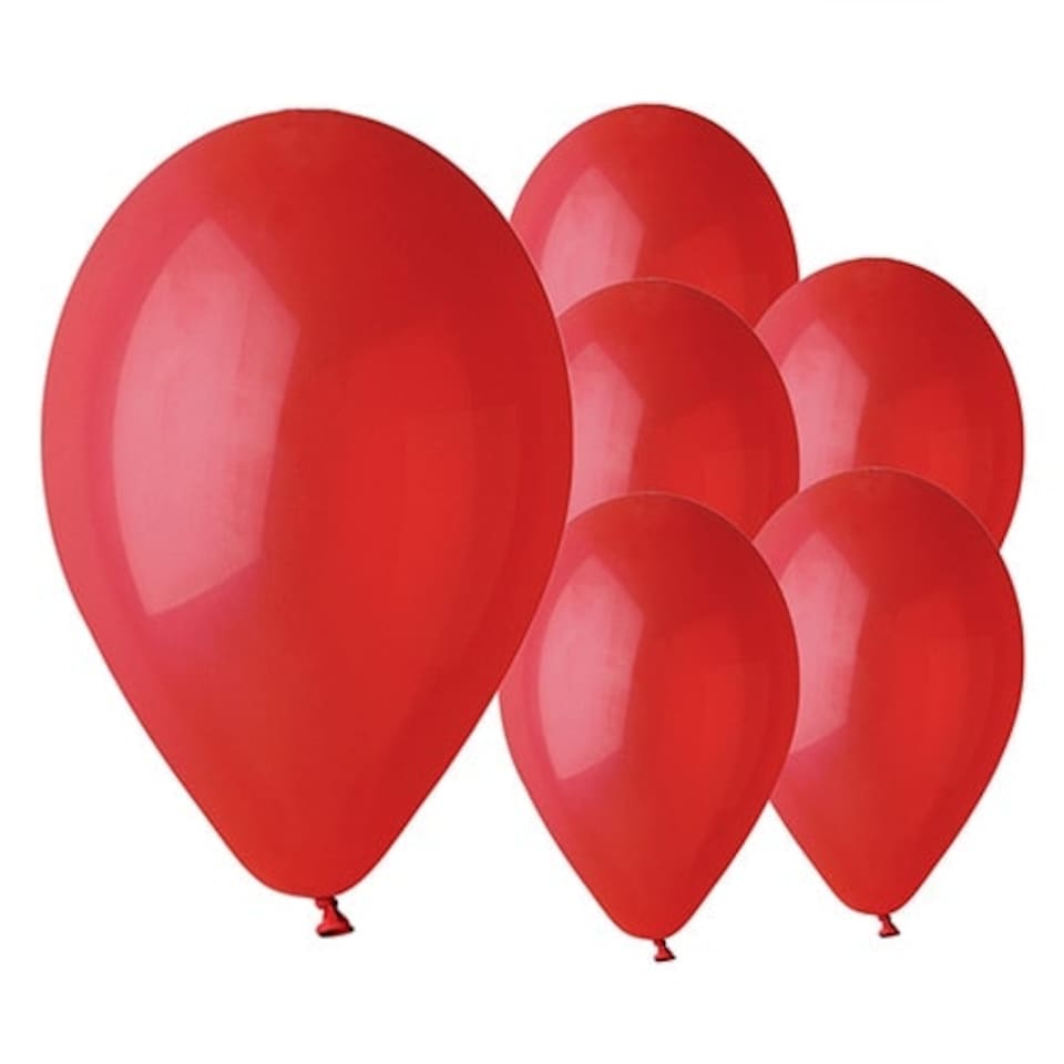 Red Biodegradable Latex Balloons 33cm / 13 in - Pack of 50