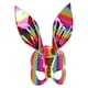 image 1 of Fever Unisex Adult Bunny Metallic Mask - Multicoloured - One Size One Size