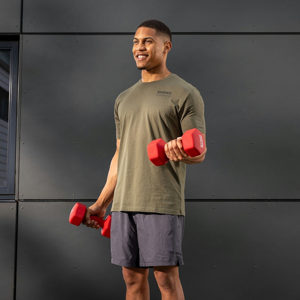 image 1 of Neoprene Hex Dumbbells (6kg)