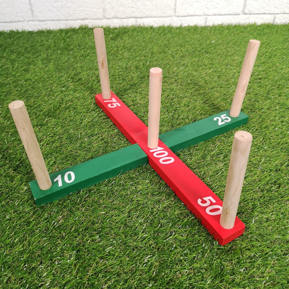image 1 of Garden Quoits Game Outdoors Fun Toy Kids Adult Grass Patio