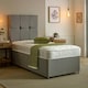 image 1 of Hybrid Coil Spring and Memory Foam Mattress - 19cm Deep, Soft-Medium Feel White | Single
