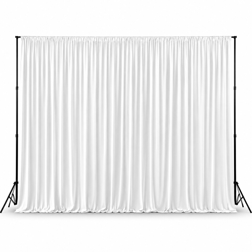 image 1 of 4x4m Spandex Backdrop Photography Background Drapes with Rod Pocket