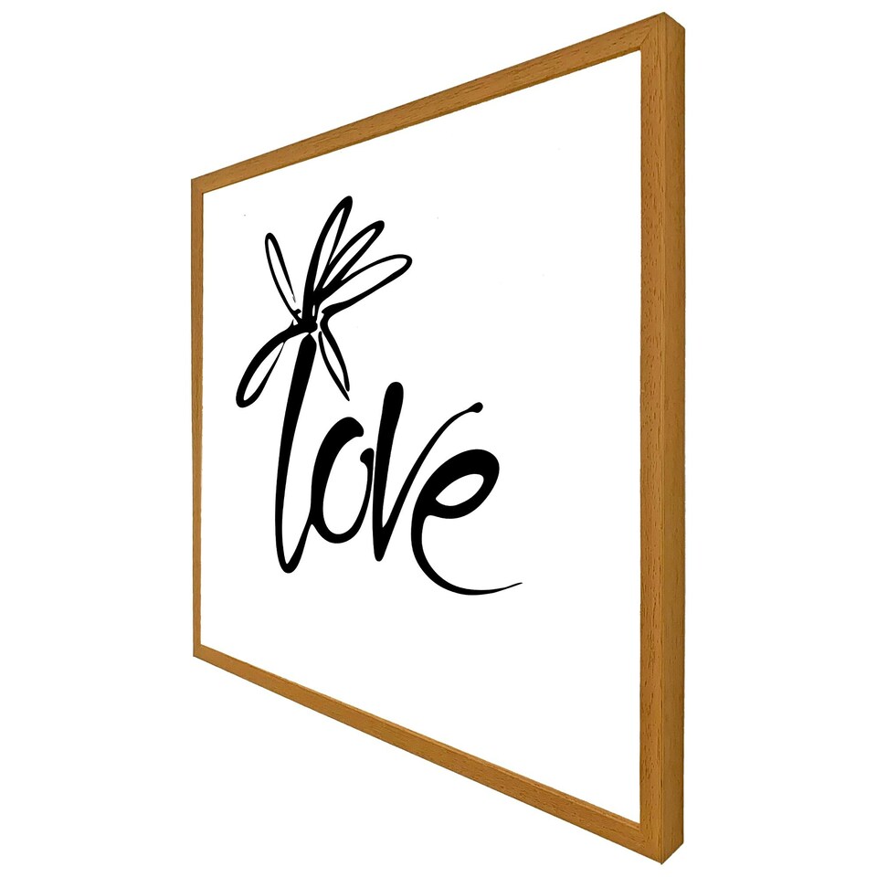 image 1 of Love type (Picture Frame) Brown | Oak | XS