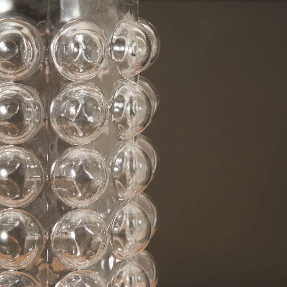 image 1 of BHS Small Bobble Glass Vase, Clear