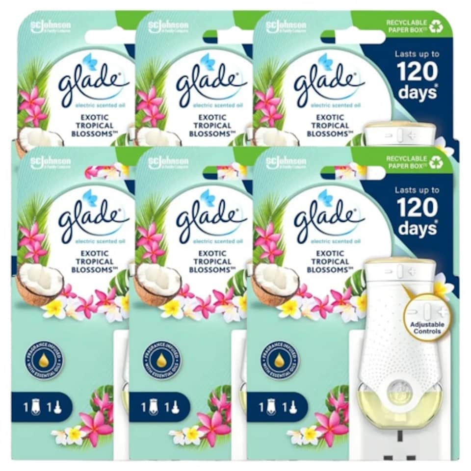 image 1 of Glade Touch & Fresh Holder Tropical Blossoms | Green | 6 - Green | 6