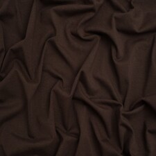Minerva Core Range Brown Cotton Lycra Jersey Stretch Knit Fabric for Dressmaking, 150cm / 59" Wide - per metre