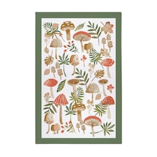 Ulster Weavers Mushrooms Tea Towel - Cotton Green