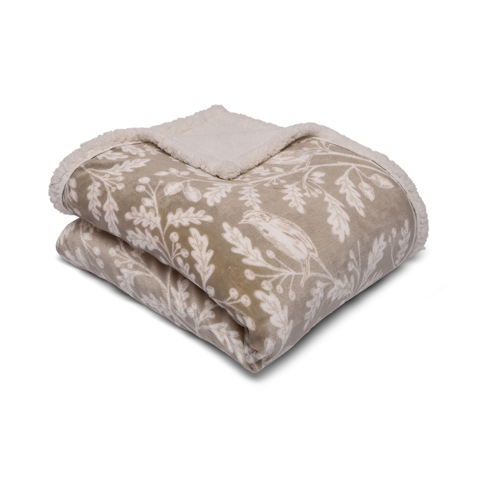 image 1 of D & D Woodland Owls Bedspread Sage