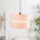 image 1 of ValueLights Sophia Large Blush 2 Tier Ceiling Light Shade