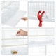 image 4 of Yaheetech 118.5 cm Flight Cage with Rolling Stand and Slide-out Tray White