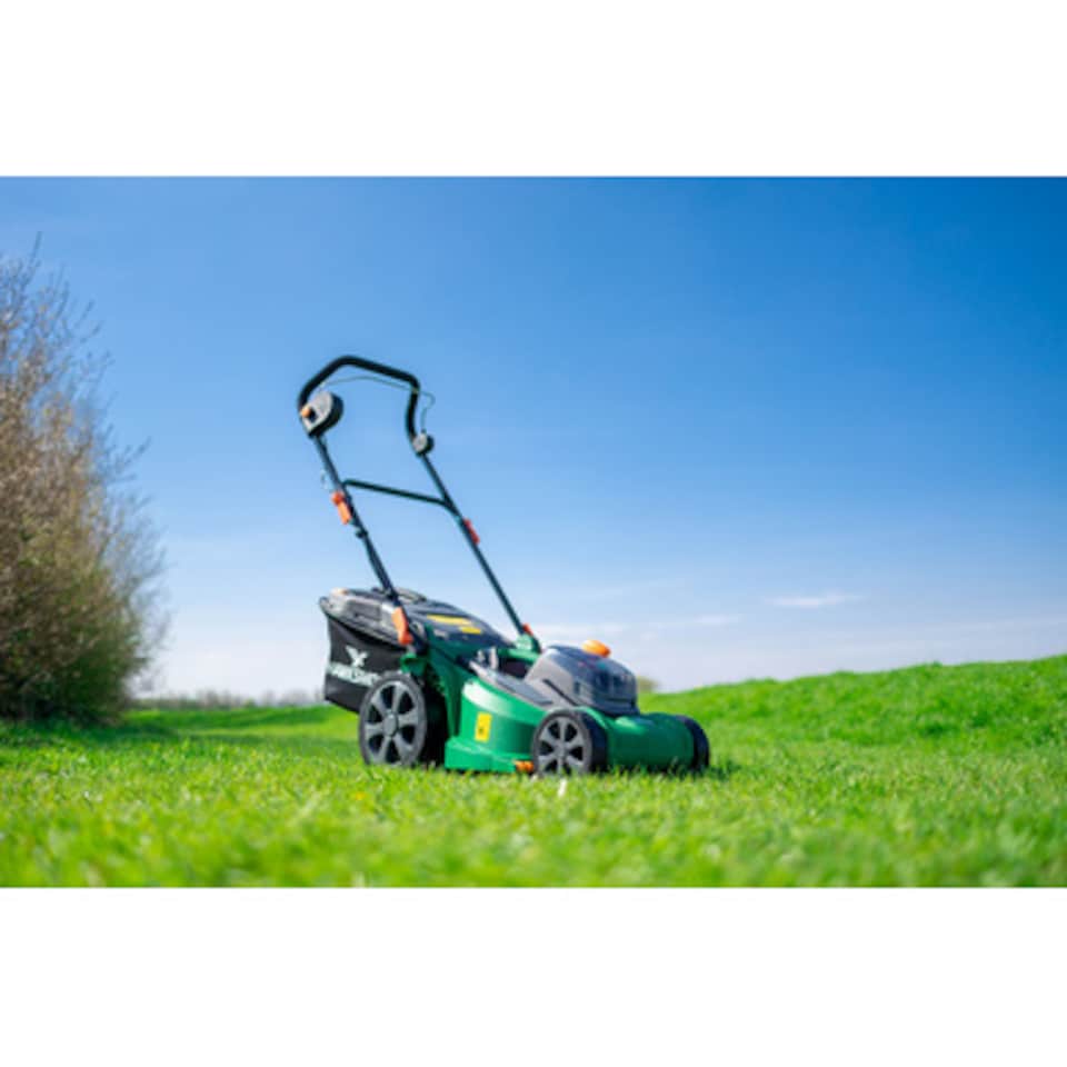 image 1 of Hawksmoor 36V Brushless Cordless Lawnmower 37cm 2 x 4.0Ah