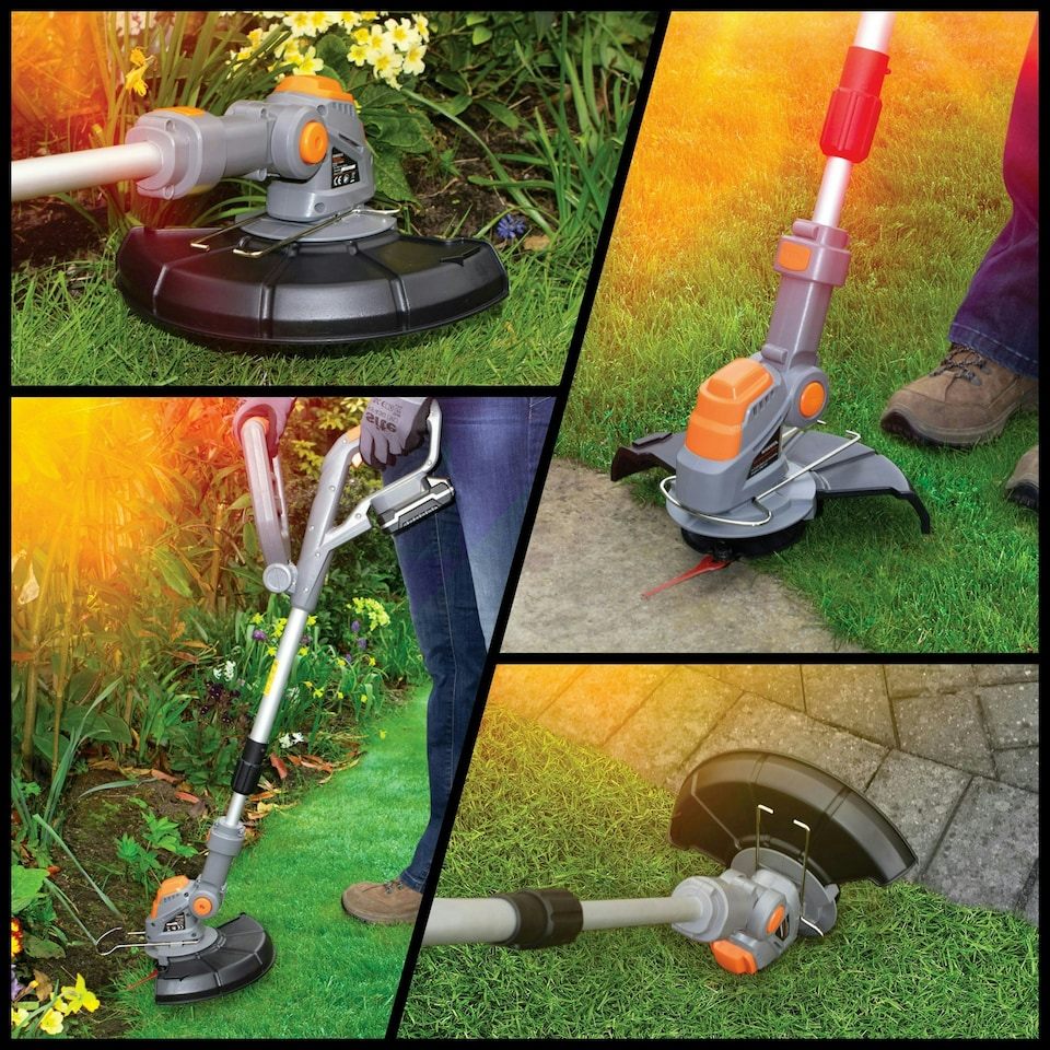 image 1 of Terratek 20V Cordless Strimmer,30 Blades, 2 Batteries & 1 Charger