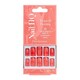 image 1 of Nail HQ Square Tropical Passion Nails (24 Pieces)
